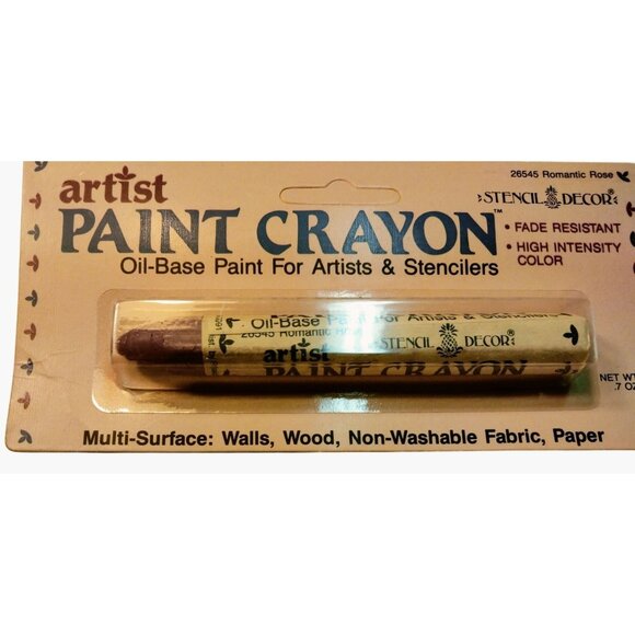 Artist Paint Crayon Romantic Rose Oil Base Artist Stenciler 26545 - Picture 1 of 8